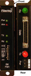  Click for larger image of the DX-7101 Fiber Transeiver.