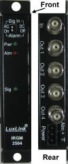  IRIG Distribution Amplifier, click for larger image